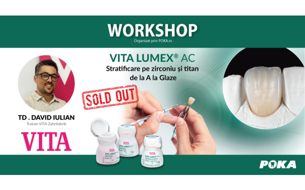 VITA Lumex AC:  Stratificare pe zirconiu & titan - de la A la Glaze