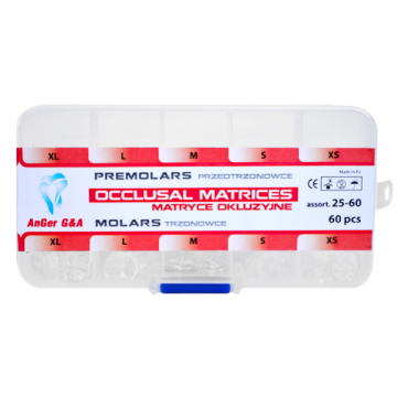 Matrici ocluzale pentru molar si premolar 60 buc./set