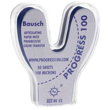 BK53 Hartie art potcoava 100 micr, 50 buc/cut, albastru progresiv