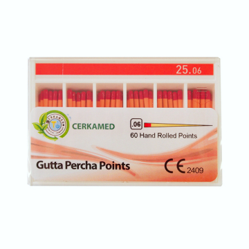 Conuri Gutaperca Conicitate 06 #25 60buc CERKAMED