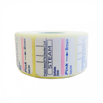 ETICHETE 29X28MM DUBLU ADEZIVE CU INDICATOR ABUR 500BUC/ROLA
