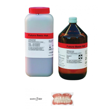 Futura Basic Hot Transpa acrilat termo 1kg + 500ml