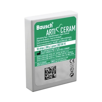 Hartie De Articulatie Dreapta Cu Transfer Progresiv De Culoare BK92 Arti-Ceram 200Âµ 50buc BAUSCH
