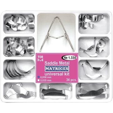 Kit Matrice Metalice Conturate 0.050mm Cu Cleste 36buc 1330 TOR VM