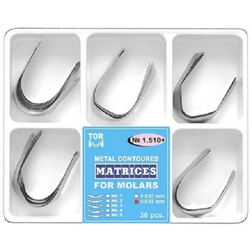Kit Matrice Metalice Conturate Molar Asortate 0.035mm 30buc 1510+ TOR VM