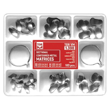 Kit Matrice Sectionale Conturate 0.035mm Hard Cu 2 Inele 100buc 1398 TOR VM