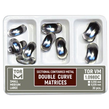 Kit Matrice Sectionale Conturate 0.050mm Dublu Curbate Large 30buc 1098DC TOR VM
