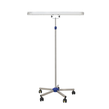 Lampa bactericida LBA-E 15W-S cu montare pe stativ mobil cromat