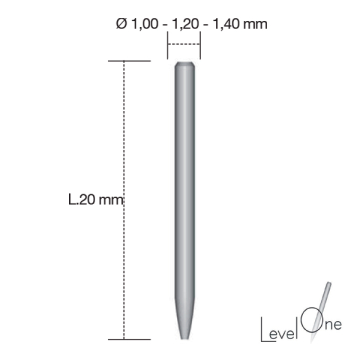 Level One 1,40mm pivoti fibra sticla