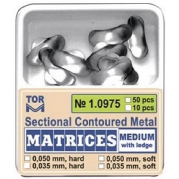 Matrice Sectionale Conturate 0.035mm Medium Cu Bordura Hard 10buc 10975 TOR VM