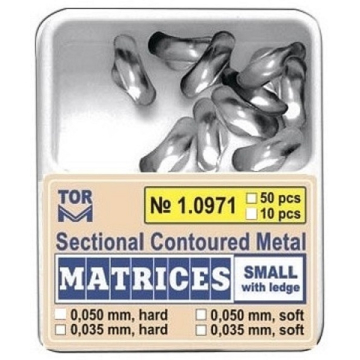 Matrice Sectionale Conturate 0.035mm Small Cu Bordura Hard 10buc 10971 TOR VM