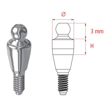 MG Inhex Bont globular cap plastic Maxi 2mm 23258620