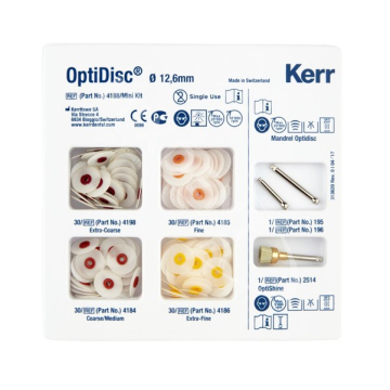 Optidisc Mini Kit 4188 - discuri asortate de finisare si lustruire, 120 buc/cutie