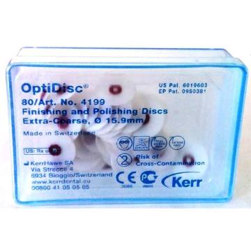 Optidisc refill 4199 15.9mm - discuri de finisare, granulatie extra-dura, 80 buc/cutie