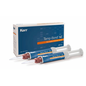Temp-Bond NE Automix Syringe 2x11.8g - Ciment Provizoriu Pe Baza De Oxid De Zinc, Fara Eugenol KERR
