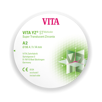 VITA YZ STMulticolor A2 98.4 x 14 mm