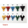 DM Linguri Amprenta Rilsan Colorate 10buc/set