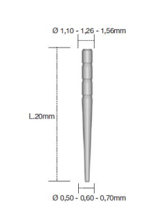 A-TECH MATRIX PLUS| PIVOTI FIBRA STICLA REFF 0.50 MM