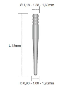 A-TECH PREMIER| PIVOTI FIBRA STICLA REFF 1.00 MM
