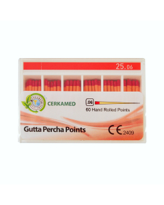 Conuri Gutaperca Conicitate 06 #25 60buc CERKAMED