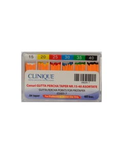 Clinique conuri gutaperca taper 04, 60 buc/cutie