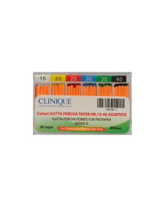Clinique conuri gutaperca taper 06, 60 buc/cutie