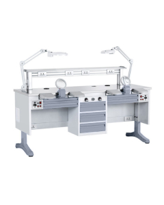 CLINIQUE Mobilier configuratie 2 posturi 1.8M JT56M gri