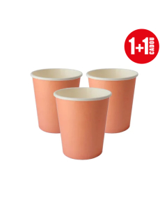 Clinique pahare de hartie portocalii 50 buc