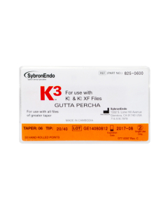 Conuri gutaperca K3/K3XF .06/.20 ASS 50buc/cut 825-0600