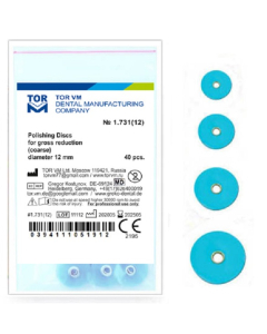 DISCURI FINISARE COMPOZIT DIAMETRU 12MM DURE ALBASTRE 40BUC 1731(12) 