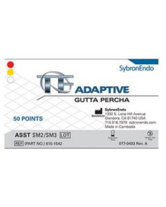 GUTTAPERCHA TF ADAPTIVE ASS ML1/ML2/ML3 50BUC/CUT 815-1546