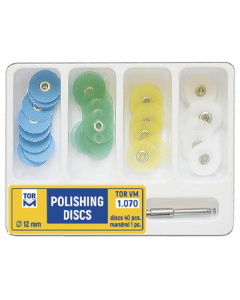 KIT DISCURI FINISARE CU MANDRINA DIAMETRU 12MM  40 BUC 1070 TOR VM