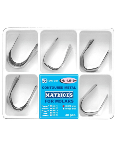 KIT MATRICE METALICE CONTURATE MOLAR  ASORTATE 0.05MM 30BUC 1510 TOR VM
