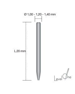 A-TECH LEVEL ONE| PIVOTI FIBRA STICLA REFF 1,00 MM