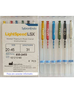LightSpeed LSX freza NiTi 6 buc/cut