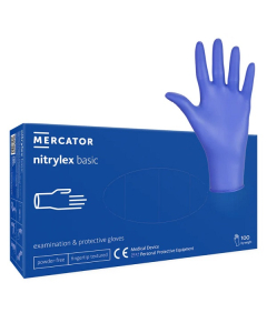 Manusi Nitrylex Blue S 100buc/cut