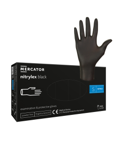 Manusi Nitrylex S Black 100buc/cut MERCATOR