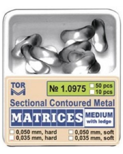 MATRICE SECTIONALE CONTURATE 0.035MM MEDIUM CU BORDURA HARD 10BUC 10975 TOR VM
