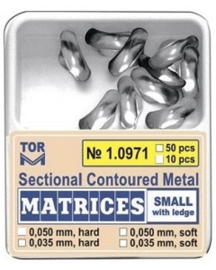 MATRICE SECTIONALE CONTURATE 0.035MM SMALL CU BORDURA HARD 10BUC 10971 TOR VM