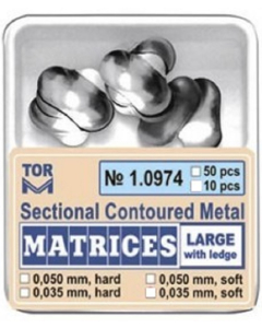 MATRICE SECTIONALE CONTURATE 0.05MM LARGE CU BORDURA HARD 10BUC 10974 TOR VM