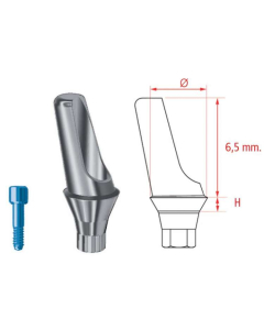 MG INHEX BONT PROTETIC ANGULAT 15 GRD STD 1MM 23201015
