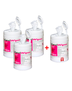 Pachet: 3+1 CAVIWIPES SERVETELE DEZINFECTANTE 160 BUC/CUT  