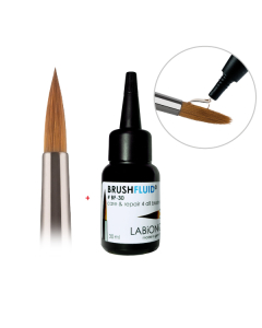 Pachet: Lichid intretinere varf pensula + Pensula ceramica Peak HX21 P-6