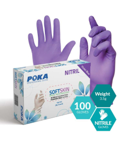 POKA MANUSI NITRIL M VIOLET BLUE